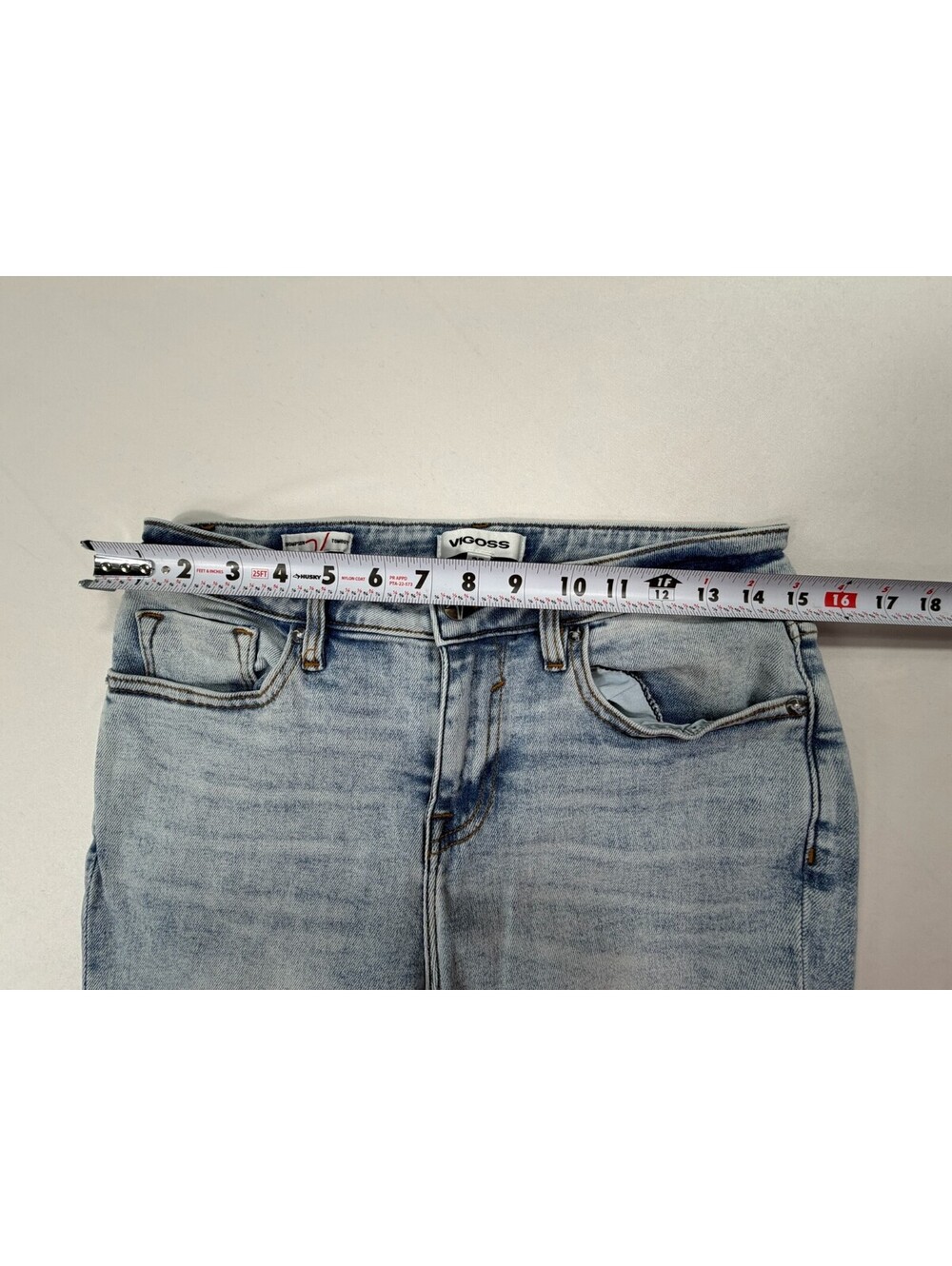 Vigoss Light Wash Skinny Jeans Size 27 - Picture 9 of 10